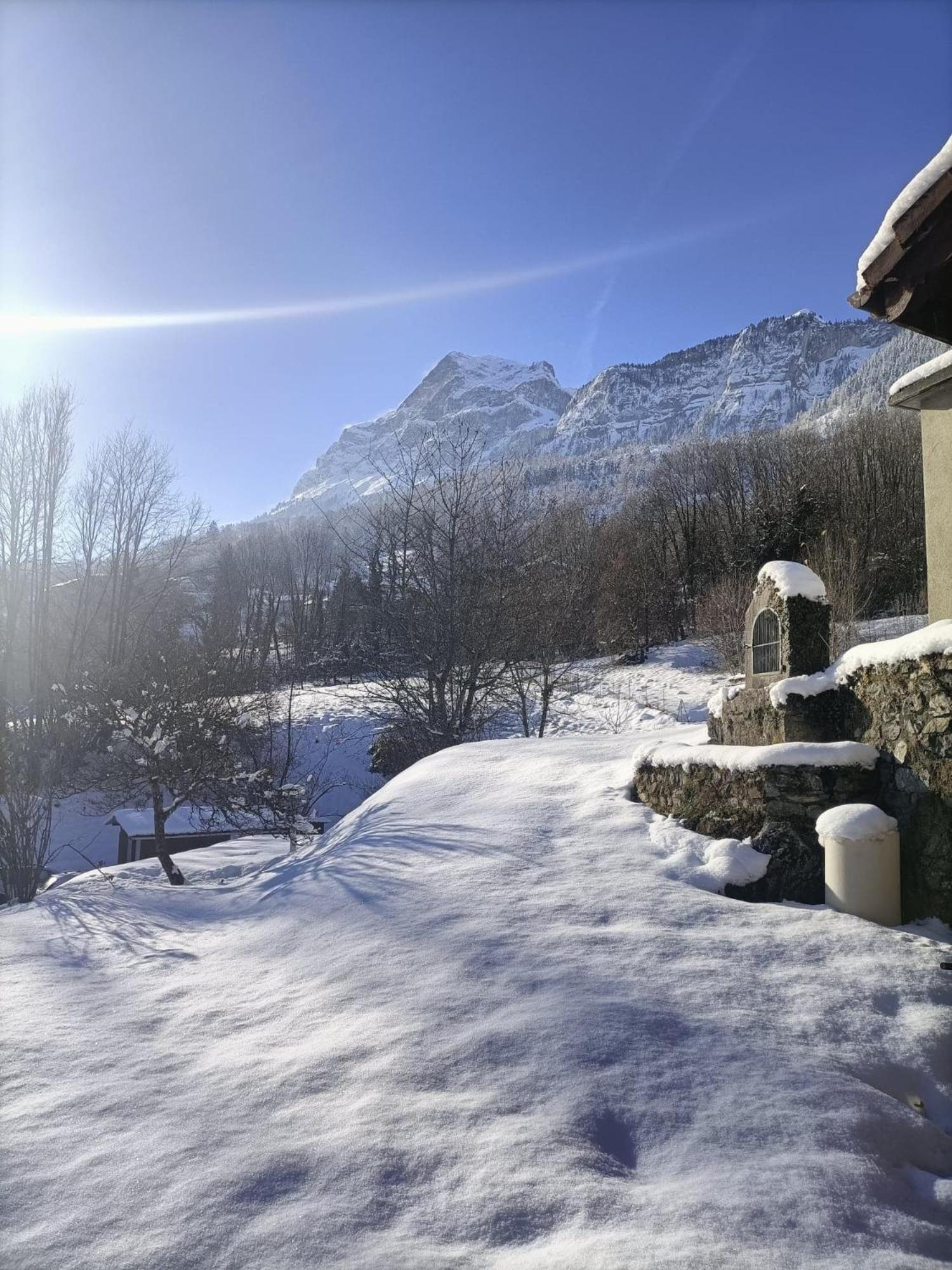 Magland Appartement Cozy 100M2 Dans Chalet Savoyard מראה חיצוני תמונה